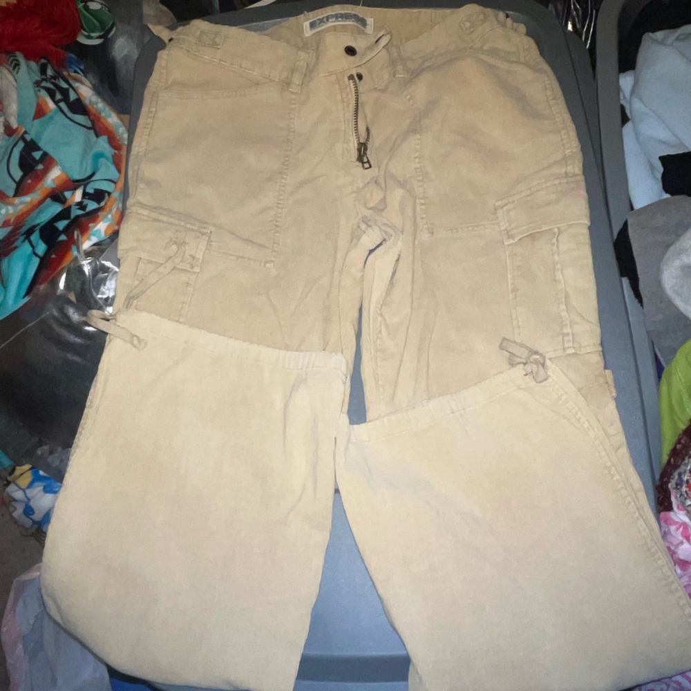 Express corduroy pants -not sure of size but measurements shown - never worn